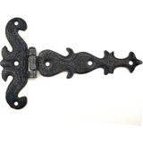 Mbb E-Ticaret Antika Tarz Dekoratif Pirinç Kuyruklu Kelebek Menteşe - 94X147 Mm, Oksit