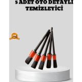 Mbb E-Ticaret Araç Detay Temizlik Fırçası 5’li Set Çizmeyen Kıl Çok Yönlü Kullanım