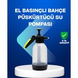 Mbb E-Ticaret Basınçlı Manuel Köpük Pompası 2l Ayarlanabilir Sprey Başlıklı Temizlik