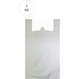 Mbb E-Ticaret Beyaz Atlet Poşet Büyük Boy 32X57 cm Takriben 72 Adet 1 kg