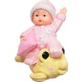 Mbb E-Ticaret Byrkrg Hediyelik Sevimli Pembe Bebek Biblo Polyester Süs Eşyası Byrnew