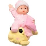 Mbb E-Ticaret Decotown Hediyelik Sevimli Pembe Bebek Biblo Polyester Süs Eşyası