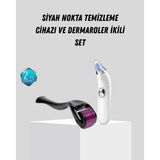 Mbb E-Ticaret Dermaroller ve Vakumlu Siyah Nokta Temizleme Cihazı 2’li Cilt Bakım Seti