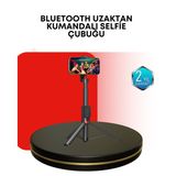 Mbb E-Ticaret Dikey ve Yatay Çekim Destekli Selfie Stick Tripod