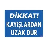 Mbb E-Ticaret Dikkat Kayışlardan Uzak Dur Uyarı Levhası 25X35 KOD:1348