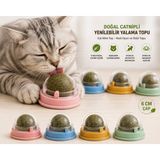 Mbb E-Ticaret Doğal Catnipli Yenilebilir Kedi Nanesi Yalama Topu – 6 cm - Balık