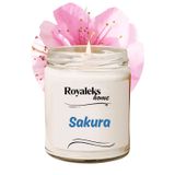 Mbb E-Ticaret Doğal Özel Seri Kokulu Dekoratif Kavanoz Mum 210 cc - Sakura - RYL