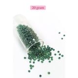Mbb E-Ticaret Dökme Cam Kum Boncuk (8/0) 3 mm - 20 Gram - Parlak Yeşil - BNC162