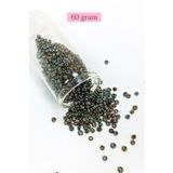Mbb E-Ticaret Dökme Cam Kum Boncuk (8/0) 3 mm - 60 Gram - Alacalı Renk - BNC192