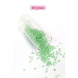 Mbb E-Ticaret Dökme Cam Kum Boncuk (8/0) 3 mm - 60 Gram - Şeffaf Açık Yeşil - BNC191
