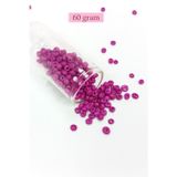 Mbb E-Ticaret Dökme Cam Kum Boncuk Büyük Boy (6/0) 4 mm - 60 Gram - Eflatun - BNC138