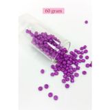 Mbb E-Ticaret Dökme Cam Kum Boncuk Büyük Boy (6/0) 4 mm - 60 Gram - Koyu Eflatun - BNC123