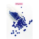 Mbb E-Ticaret Dökme Cam Kum Boncuk Büyük Boy (6/0) 4 mm - 60 Gram - Koyu Mavi - BNC139