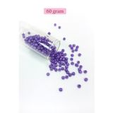 Mbb E-Ticaret Dökme Cam Kum Boncuk Büyük Boy (6/0) 4 mm - 60 Gram - Mor - BNC116