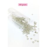 Mbb E-Ticaret Dökme Cam Kum Boncuk Büyük Boy (6/0) 4 mm - 60 Gram - Şeffaf - BNC122