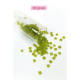 Mbb E-Ticaret Dökme Cam Kum Boncuk Büyük Boy (6/0) 4 mm - 60 Gram - Şeffaf Mat Yeşil - BNC128