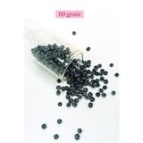 Mbb E-Ticaret Dökme Cam Kum Boncuk Büyük Boy (6/0) 4 mm - 60 Gram - Siyah - BNC120