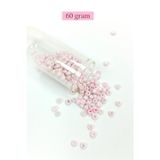 Mbb E-Ticaret Dökme Cam Kum Boncuk Büyük Boy (6/0) 4 mm - 60 Gram - Toz Pembe - BNC113
