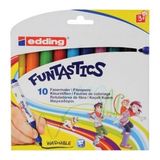 Mbb E-Ticaret Edding Funtastıcs Keçe Uçlu Kalem Kalın 10LU Set ED14K1099