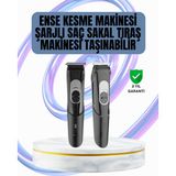 Mbb E-Ticaret Ergonomik Tasarımlı, 3 Taraklı Profesyonel Şarjlı Saç Sakal Tıraş Makinesi