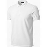 Mbb E-Ticaret Erkek Polo Yaka Düğmeli Pike Kumaş Tişört Regular Fit Kısa Kol T-Shirt - Beyaz - 2XL