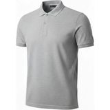 Mbb E-Ticaret Erkek Polo Yaka Düğmeli Pike Kumaş Tişört Regular Fit Kısa Kol T-Shirt - Gri