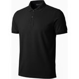 Mbb E-Ticaret Erkek Polo Yaka Düğmeli Pike Kumaş Tişört Regular Fit Kısa Kol T-Shirt - Siyah - 2XL