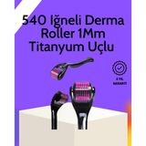 Mbb E-Ticaret Evde Güvenli Kullanım Için Titanyum Derma Roller – Siyah Saplı
