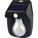 Mbb E-Ticaret Fithome OR-118 Hareket Sensörlü Su Geçirmez Solar Bahçe Aydınlatma Duvar Lambası