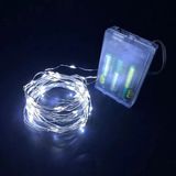 Mbb E-Ticaret GD957 Şerit Pilli Aydınlatma 3 Metre 30 Adet Beyaz Peri LED