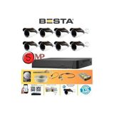 Mbb E-Ticaret Gerçek 5 Mp Metal Kasa 8 Kameralı Ahd Güvenlik Seti 2 Tb HDD Dahil