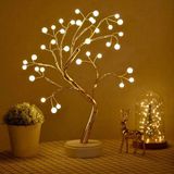 Mbb E-Ticaret Işıklı Ağaç Inci LED Dekoratif Masa Üstü LED Işık