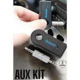 Mbb E-Ticaret Kablosuz Bluetooth Aux Araç Kiti Siyah Hafıza Kartlı