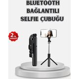 Mbb E-Ticaret Kablosuz Bluetooth Selfie Çubuğu – 360° Dönebilir Başlık, Taşınabilir ve Şık Tasarım