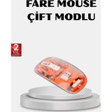 Mbb E-Ticaret Kablosuz Çift Modlu Mouse – Bluetooth 5.0 + 2.4GHz