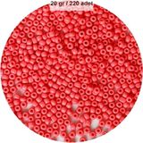 Mbb E-Ticaret Karpuz Pembesi Renk 4 Mm Yaklaşık 220 Adet/20 Gram Cam Boncuk Oya Yazma Bileklik Ve Kolye