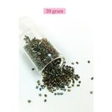 Mbb E-Ticaret Kesme Cam Boncuk 2mm - 20 Gram - Asker Yeşili -bnc340