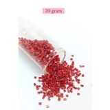 Mbb E-Ticaret Kesme Cam Boncuk 2mm - 20 Gram - Koyu Kırmızı -BNC322