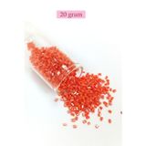 Mbb E-Ticaret Kesme Cam Boncuk 2mm - 20 Gram - Mercan Kırmızı -BNC310