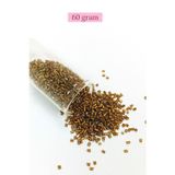 Mbb E-Ticaret Kesme Cam Boncuk 2mm - 60 Gram - Koyu Kahverengi - Bnc372