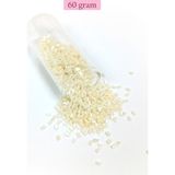 Mbb E-Ticaret Kesme Cam Boncuk 2mm - 60 Gram - Krem - Bnc384