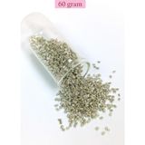 Mbb E-Ticaret Kesme Cam Boncuk 2mm - 60 Gram - Parlak Gümüş - Bnc376