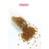 Mbb E-Ticaret Kesme Cam Boncuk 2mm - 60 Gram - Şeffaf Kahverengi - Bnc354