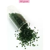 Mbb E-Ticaret Kesme Cam Boncuk 2mm - 60 Gram - Şeffaf Koyu Yeşil - Bnc367
