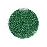Mbb E-Ticaret Koyu Yeşil Renk 4 Mm Yaklaşık 660 Adet / 60 Gram Cam Boncuk Oya Yazma Bileklik Ve Kolye