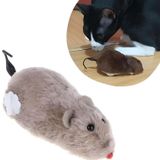 Mbb E-Ticaret Kurmalı Kedi Eğitim Oyuncağı Tüylü Peluş Fare Yakalama İnteraktif Sevimli Eğlenceli Oyuncak