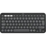 Mbb E-Ticaret Logıtech K380S Pebble Keys 2 Çoklu Cihaz Özellikli Bluetooth Türkçe Q Klavye Gri 920-011859