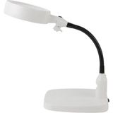Mbb E-Ticaret -Masaüstü 10X LED Işıklı Büyüteç Okuma El Sanatları Onarım Büyüteç 7765