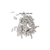 Mbb E-Ticaret Mat Beyaz 15 x 5 mm Dantel Oya Yazma Halhal Abiye Lazer Kesim Pul 1000 adet / 40 gram