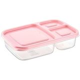 Mbb E-Ticaret Mbb Eticaret 3 Bölmeli Sefer Tası Pratik Kolay Gıda Diyet Saklama Erzak Kabı